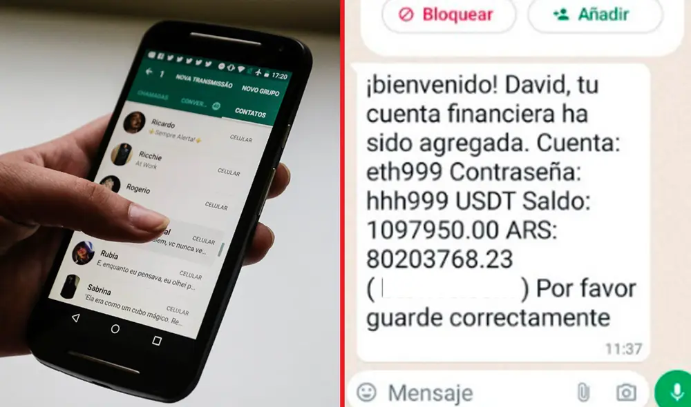 Estafa de WhatsApp ya tiene muchas víctimas. Foto: Good Housekeeping / ESET