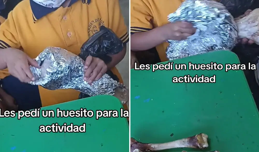 "Llevo el de un dinosaurio y soporten", comentaron cibernautas en TikTok. Foto: composición LR/ TikTok