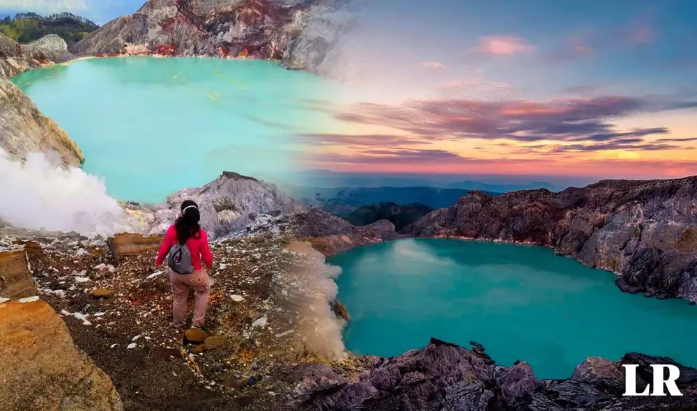 Se prevé que el cuerpo de la ciudadana china que descendió al cráter de un volcán sea trasladado a su país de origen desde Bali. Foto: composición LR/referencial/Traveler/Chasing Wow Moments