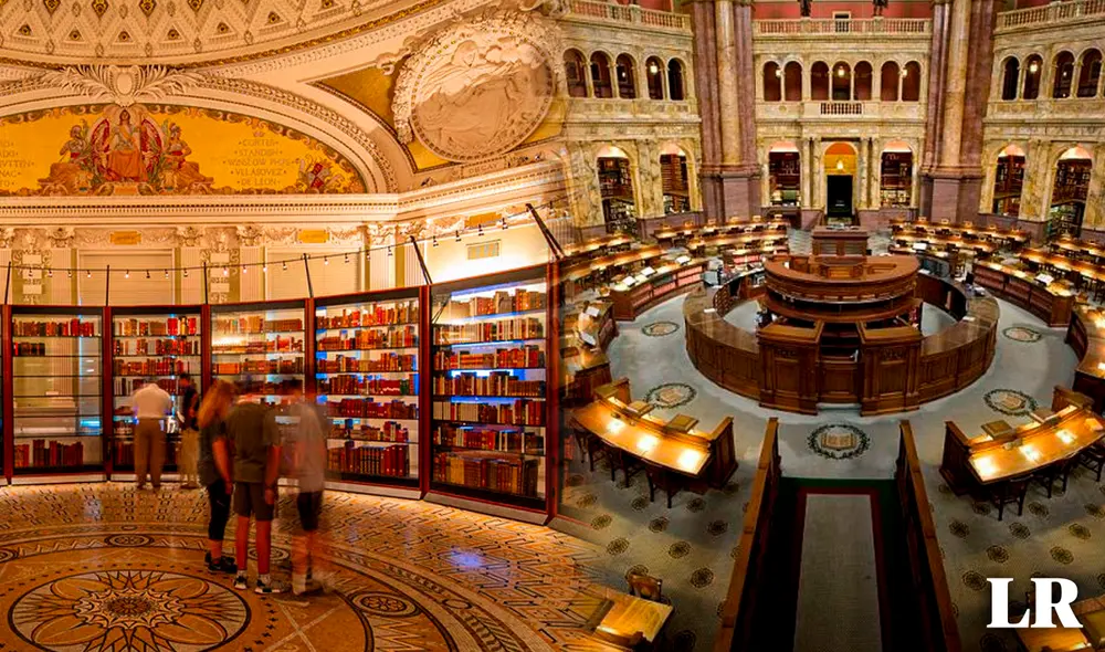 Esta biblioteca se encuentra distribuida en tres edificios. Foto: composición LR/LaPluma y el libro Esta biblioteca se encuentra distribuida en tres edificios. Foto: composición LR/LaPluma y el libro