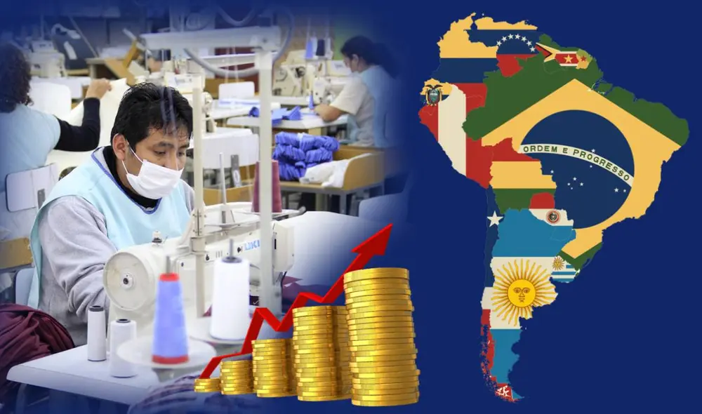 Brasil ocupa el sexto lugar, con una crecimiento estimado del 2,2%, según FMI. Foto: composición LR/Andina Brasil ocupa el sexto lugar, con una crecimiento estimado del 2,2%, según FMI. Foto: composición LR/Andina