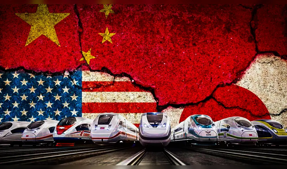 A pesar de no tener trenes bala como China y Japón, Estados Unidos cuenta con la red ferroviaria más larga del mundo. Foto: Composición LR | Siemens | 123RF