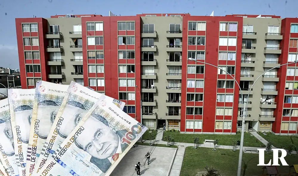 Los bancos suelen solicitar como mínimo el 15% del valor de la vivienda como inicial. Foto: composición LR/Andina