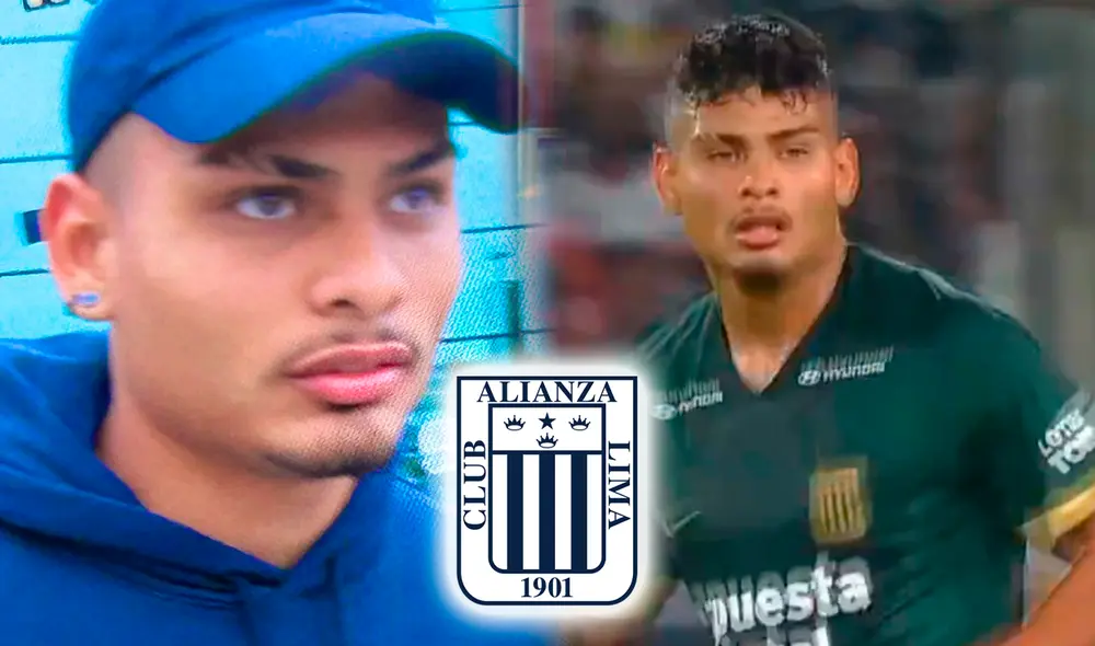 Jeriel De Santis fue el último refuerzo de Alianza Lima a inicios de la temporada 2024. Foto: composición GLR/captura ATV/captura ESPN