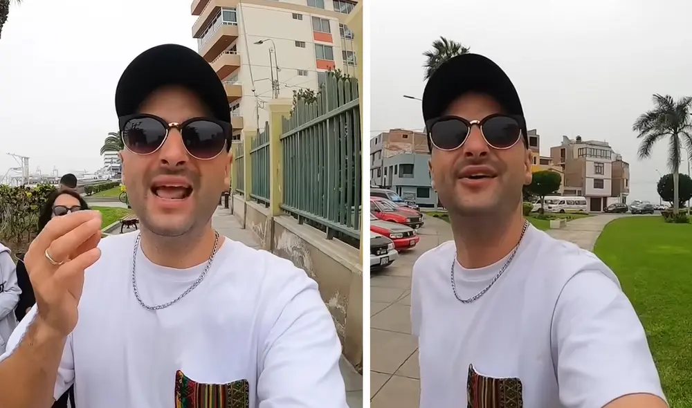 Familia española se emociona al conocer uno de los distritos más turísticos del Callao. Foto: YouTube / KevinGG