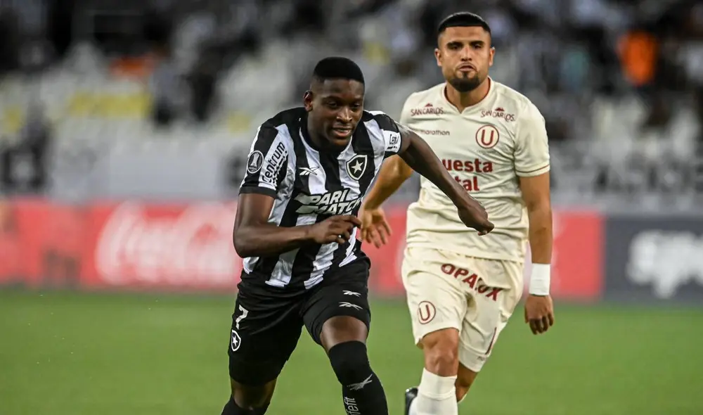 Universitario y Botafogo se enfrentaron por la Copa Libertadores en Brasil. Foto: Conmebol