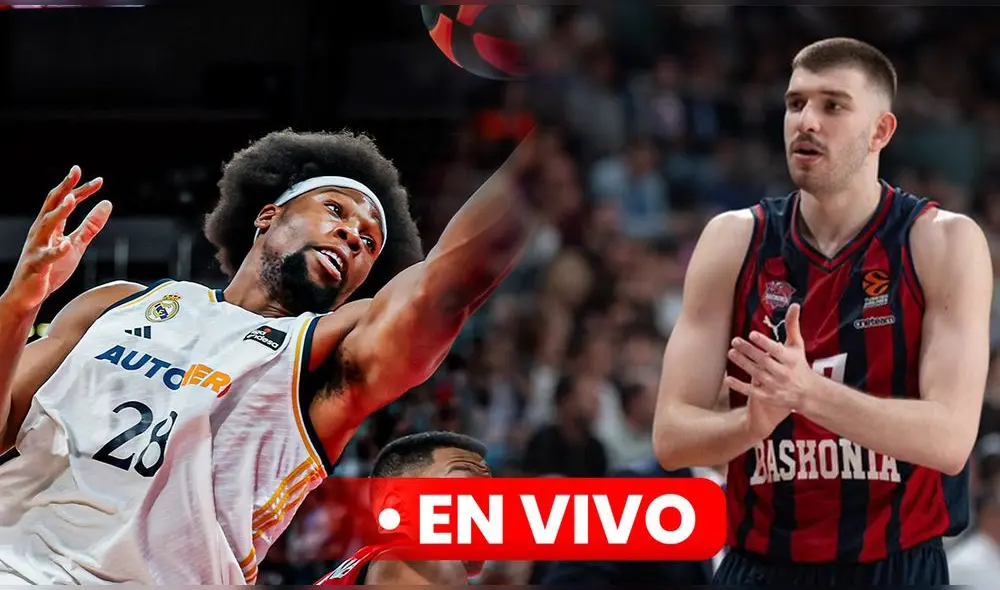 Real Madrid y Baskonia chocarán por el juego 2 de los cuartos de final en el WiZink Center este jueves 25 de abril. Foto: Real Madrid baloncesto/Baskonia/X/composición LR Real Madrid y Baskonia chocarán por el juego 2 de los cuartos de final en el WiZink Center este jueves 25 de abril. Foto: Real Madrid baloncesto/Baskonia/X/composición LR