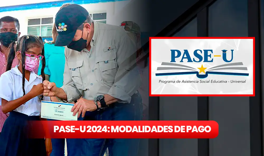 PASE-U solo se pagará por cheque y Tarjeta Clave Social a beneficiarios. Foto: composición LR/Ifarhu