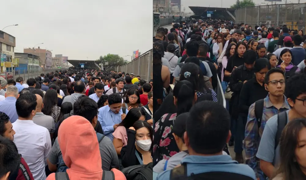 ATU informó que largas colas en el Metropolitano se deben a que varios usuarios esperan subir a un bus vacío. Foto: composición LR/Limotopías