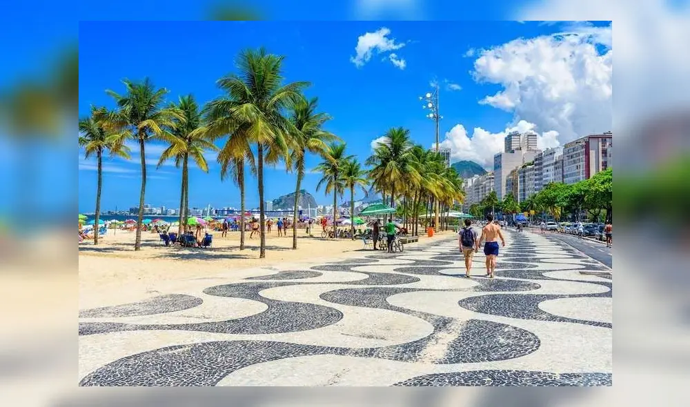 Copacabana, la playa de Brasil, se encuentra entre las mejores del mundo. Foto vía: Universal de Idiomas Blog Copacabana, la playa de Brasil, se encuentra entre las mejores del mundo. Foto vía: Universal de Idiomas Blog