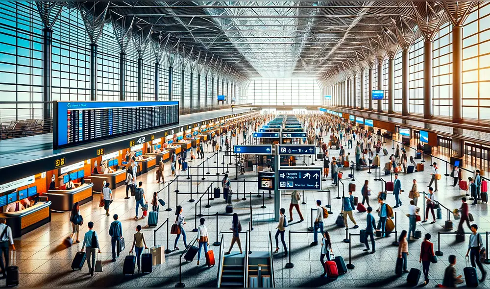 El aeropuerto con más tráfico del mundo mantiene su título desde 1998. Imagen: IA El aeropuerto con más tráfico del mundo mantiene su título desde 1998. Imagen: IA