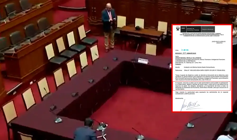 Comisión de Economía tuvo que suspender su sesión. Foto: Composición LR/Congreso Comisión de Economía tuvo que suspender su sesión. Foto: Composición LR/Congreso