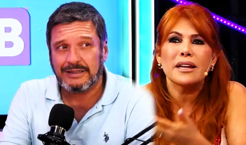 Magaly Medina le debe de pagar un fuerte monto a Lucho Cáceres como indemnización. Foto: composición LR/YouTube/Lado B/ATV - Video: YouTube/Lado B