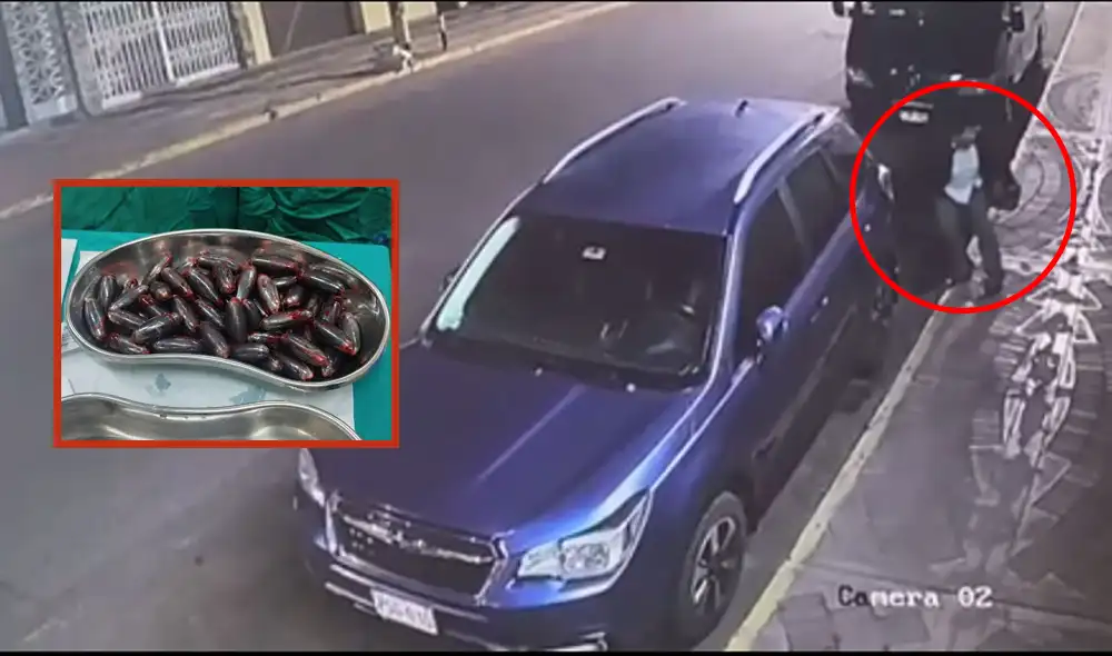 Hombre, aquejado por un intenso dolor, se desvaneció en una calle de Tacna. Foto: composición LR/Claudia Beltrán/captura video Latina