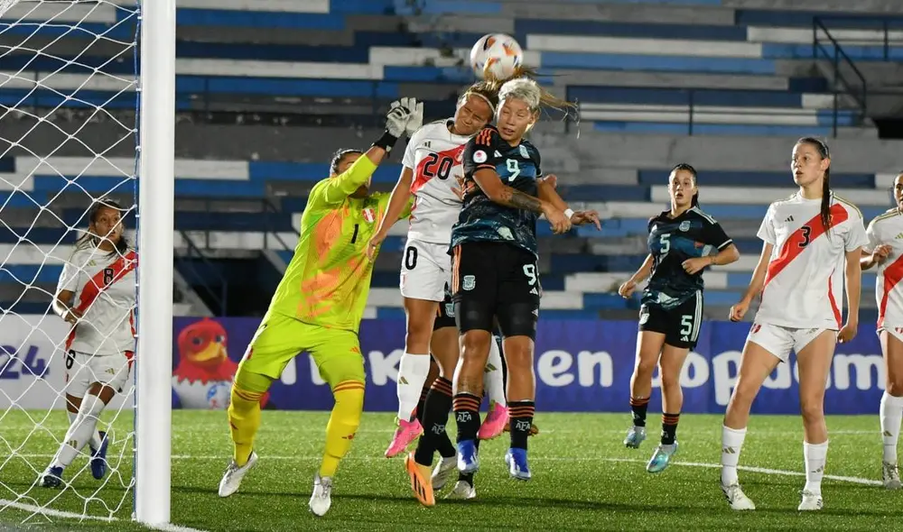 La selección peruana femenina enfrentó a la argentina por la segunda fecha de la fase final. Foto: 'X'/Argentina