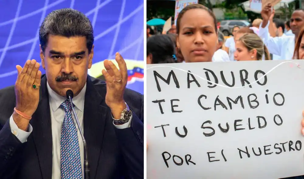 Trabajadores de diversos sectores solicitan un mejor salario en Venezuela. Foto: composición LR/El País/Tal Cual