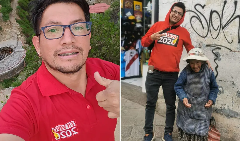 "Los propios seguidores me empujaban a ayudar", contó. Foto: En vivo 2020/ Facebook