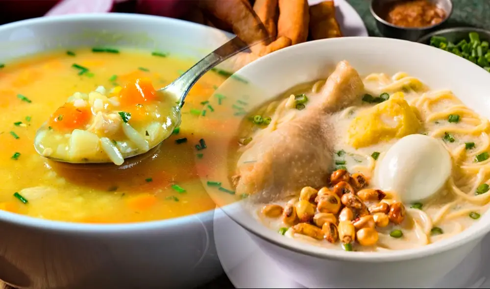 Experta en nutrición aconseja evitar sopas con altos índices de grasas, sobre todo en la noche. Foto: Composición LR/Andina.