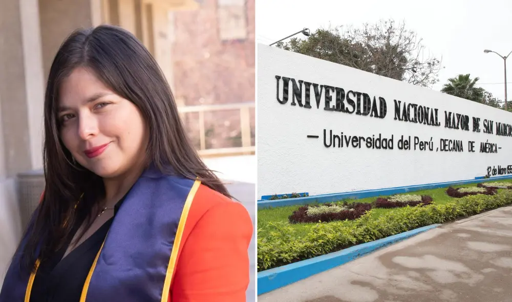 Gabriella Valenzuela estudió su maestría en la Universidad de California gracias a la Beca Generación del Bicentenario. Foto: composición LR/ LinkedIn/ Gianella Valenzuela/ Andina.