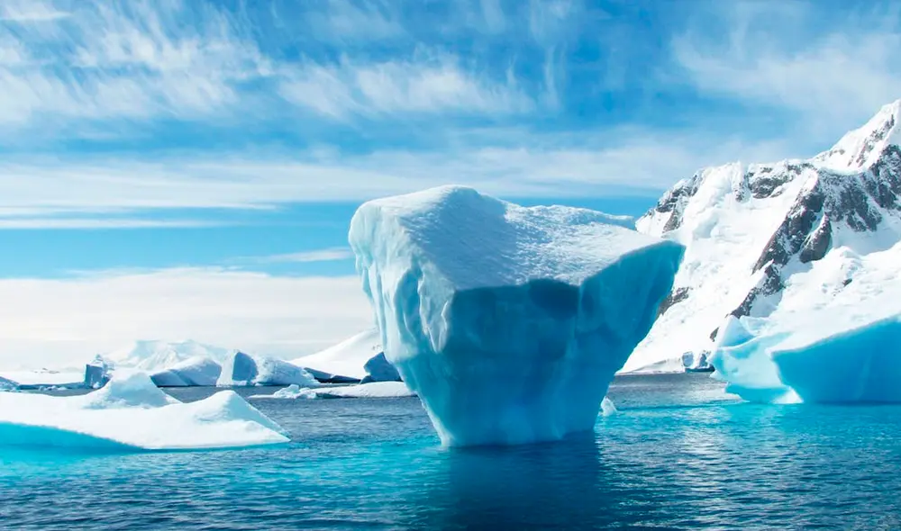 El 40% de los océanos proviene del hielo de la Antártida. Foto: Pexels El 40% de los océanos proviene del hielo de la Antártida. Foto: Pexels