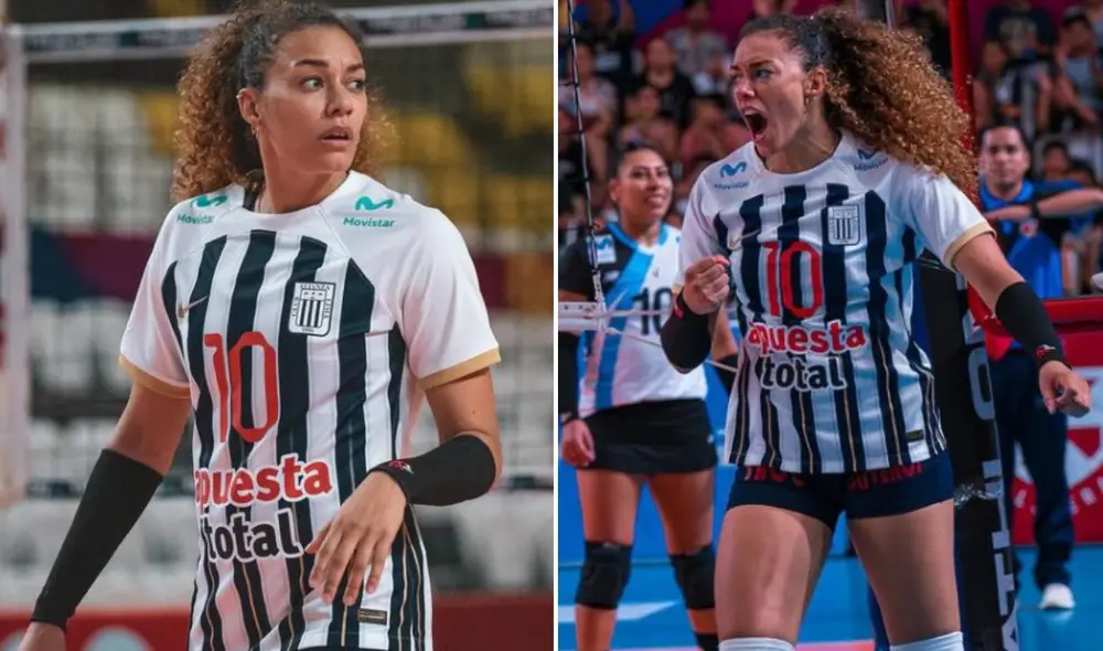 Maeva Orlé se llevó todos los reflectores en la final entre Alianza Lima vs. San Martín. Foto: composición GLR/Alianza Lima.