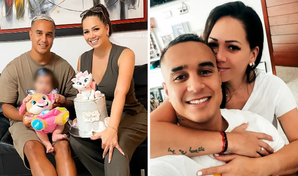 Melissa Klug y Jesús Barco festejan la vida de su hija y su amor en pareja. Foto: composición LR / Instagram / Instagram