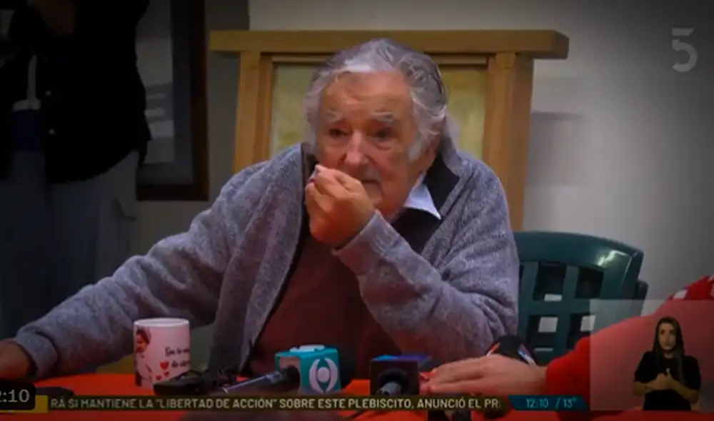 José Mujica padece una enfermedad inmunológica por más de 20 años. Foto: Canal 5 José Mujica padece una enfermedad inmunológica por más de 20 años. Foto: Canal 5