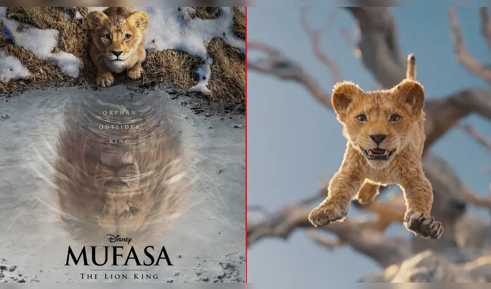 Nuevo tráiler de la película 'Mufasa: el rey león' conmueve con la presencia de los personajes reconocidos en la versión animada. Foto: composición/LR/difusión/disney