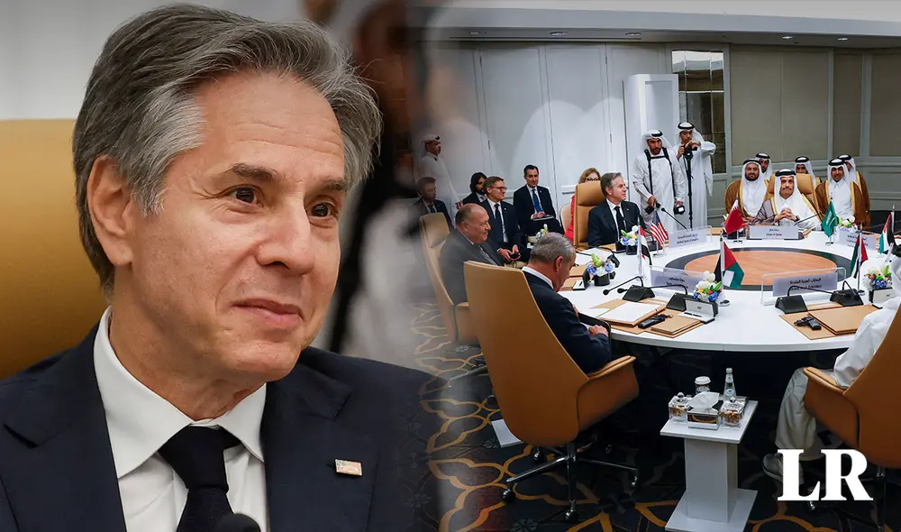 Blinken indicó que no se puede "esperar a un cese el fuego para tomar las medidas para cubrir las necesidades de los civiles en Gaza". Foto: Composición LR/AFP