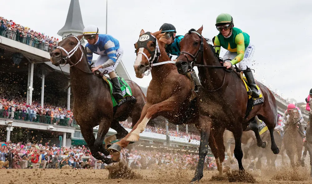 El Kentucky Derby es la primera parada de la Triple Corona del hipismo estadounidense. Foto: AFP El Kentucky Derby es la primera parada de la Triple Corona del hipismo estadounidense. Foto: AFP