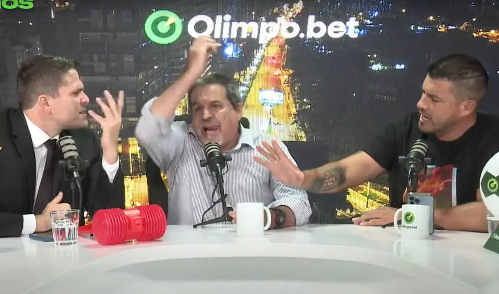 Gonzalo Núñez despidió en vivo a Erick Delgado y 'Paco' Bazán del programa 'Erick y Gonzalo'. Foto: captura 'Erick y Gonzalo'