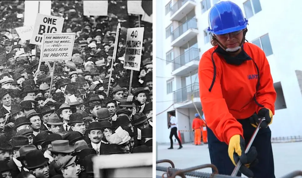 El Día de las y los Trabajadores se conmemora cada 1 de mayo. Foto: Composición LR/Andina. El Día de las y los Trabajadores se conmemora cada 1 de mayo. Foto: Composición LR/Andina.