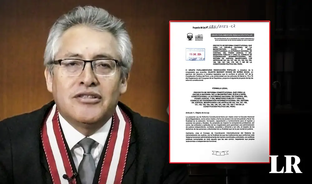 Fiscal de la Nación se mostró en contra de la creación de la ENM. Foto: composición de Fabrizio Oviedo/La República/Congreso Fiscal de la Nación se mostró en contra de la creación de la ENM. Foto: composición de Fabrizio Oviedo/La República/Congreso