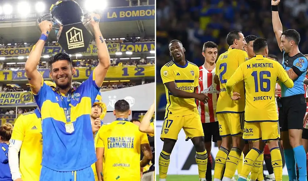 Carlos Zambrano ganó 5 títulos con Boca Juniors. Foto: composición GLR/AFP.