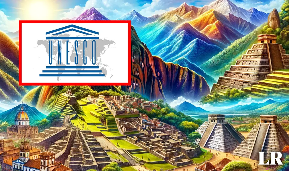 México lidera América Latina con 35 sitios que son patrimonio de la humanidad, incluyendo lugares culturales y naturales. Foto: composición LR/Unesco/IA
