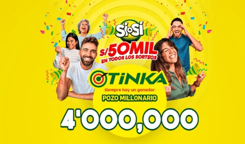 Sorteo de la Tinka para este 30 de mayo del 2024. Foto: Tinka