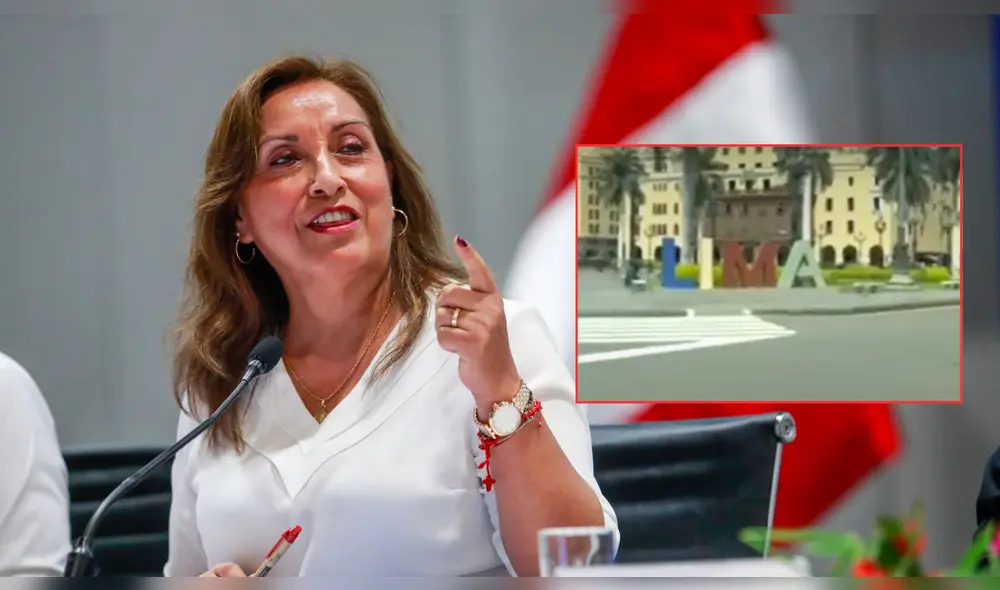 Ciudadanos mostraron su molestia por no poder ingresar a la Plaza Mayor de Lima. Foto: composición LR- Andina-captura Canal N.