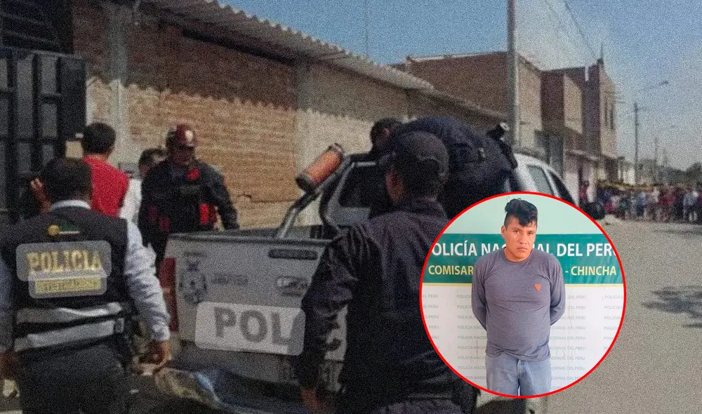 El feminicida trató de justificar su cometido. Foto: PNP El feminicida trató de justificar su cometido. Foto: PNP