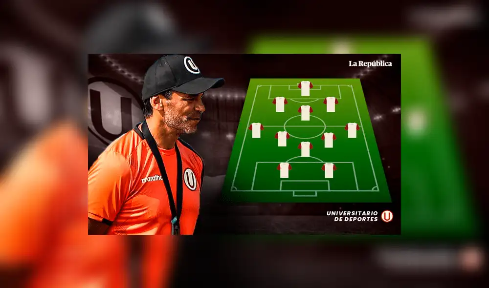 Fabián Bustos lleva invicto con Universitario de Deportes en la Liga 1. Foto: composición GLR