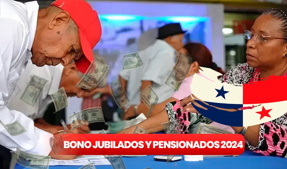 El Bono Permanente para jubilados y pensionados se entregará este 2024 en 3 pagos. Foto: composición LR/ Vexels/ Telemetro