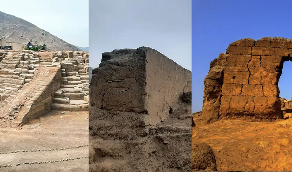 Las 3 huacas de San Juan de Lurigancho han pasado por restauraciones para preservar su historia. Foto: composición LR/Mincul