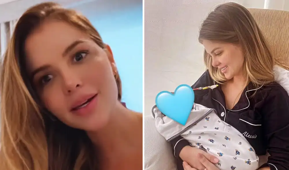 Brunella Horna cuenta las cosas nuevas que hace su bebé constantemente. Foto: composición LR / Instagram Brunella Horna cuenta las cosas nuevas que hace su bebé constantemente. Foto: composición LR / Instagram