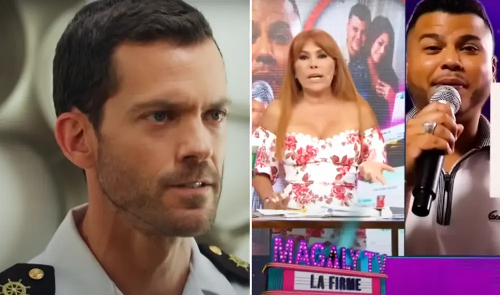 'Papá en apuros' y 'Magaly TV, la firme' se emiten por Latina Televisión y ATV, respectivamente. Foto: composición LR/Latina/ATV