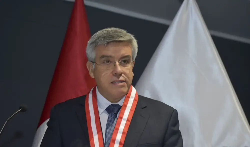 El presidente de la JNJ lamentó la injerencia del TC en la inhabilitación de Inés Tello y Aldo Vásquez. Foto: Andina