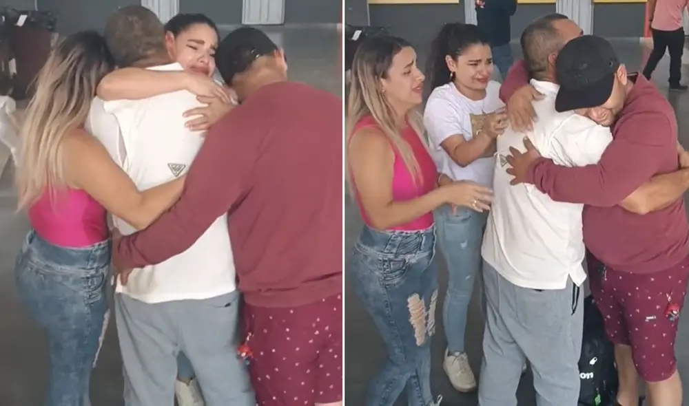 Emotivo momento es viral en redes. Foto: composición LR/ captura de TikTok Emotivo momento es viral en redes. Foto: composición LR/ captura de TikTok