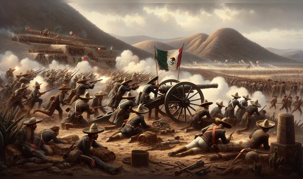 Este 5 de mayo se conmemora la batalla de Puebla en México. Foto: IA