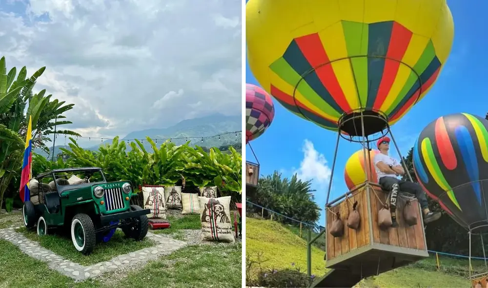 Así es el parque donde todo está 'patas arriba'. Foto: composición LR/Q'inti Parque Así es el parque donde todo está 'patas arriba'. Foto: composición LR/Q'inti Parque