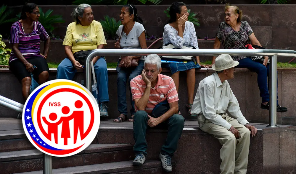 Los pensionados son los últimos en recibir el Bono de Guerra cada mes. Foto: composición LR/AFP/IVSS