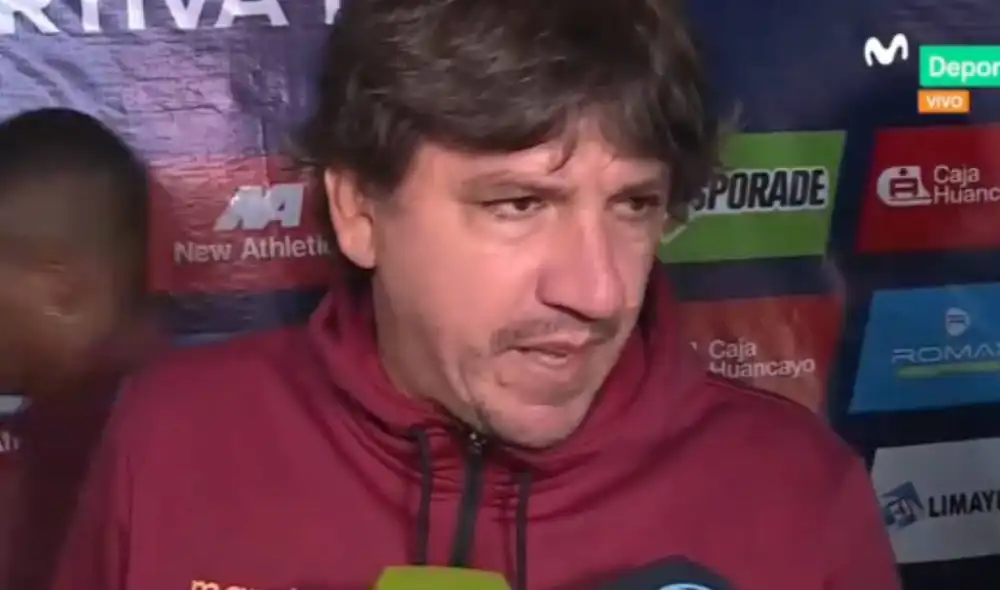 Jean Ferrari se mostró furioso por el arbitraje en el Universitario vs. ADT. Foto: captura de Movistar Deportes.