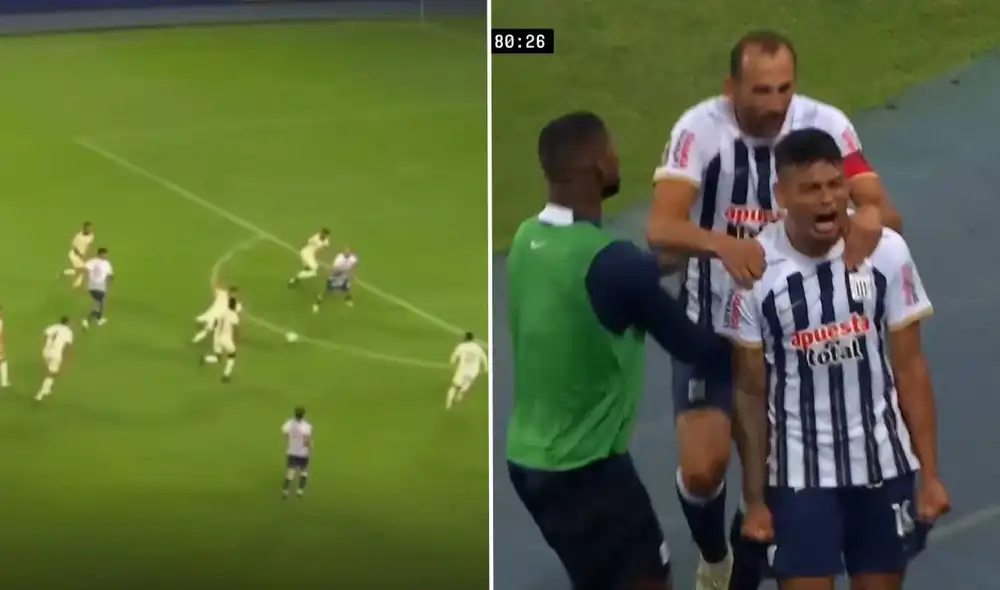 Jeriel De Santis ingresó en el segundo tiempo. Foto: composición LR/captura L1 MAX